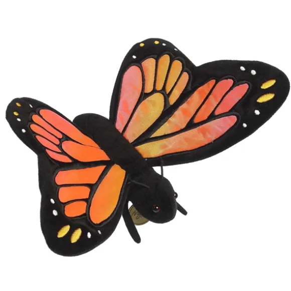 Realistic 13 Inch Stuffed Monarch Butterfly Miyoni Plush by Aurora