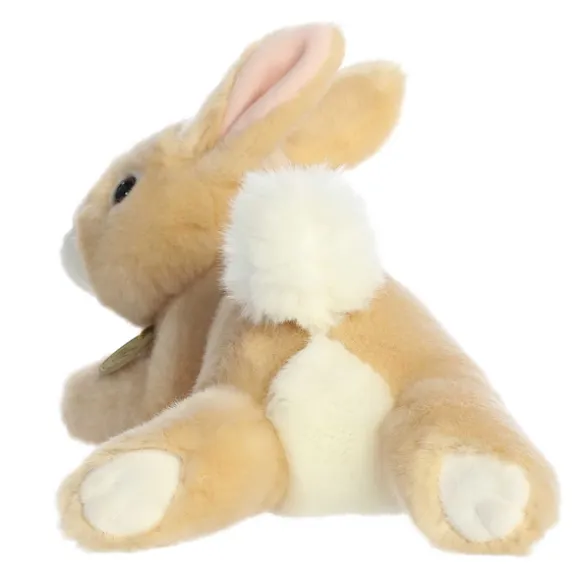 Realistic Miyoni Resting Tan Rex Bunny Stuffed Animal by Aurora