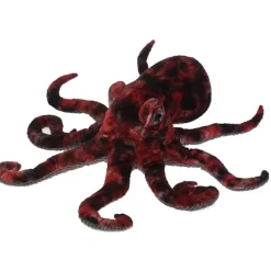 Realistic Red Octopus Stuffed Animal by Fiesta