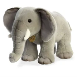 Realistic Stuffed African Elephant 12 Inch Miyoni Plush by Aurora