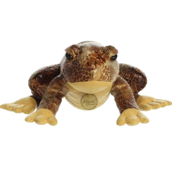 Realistic Stuffed American Bullfrog 11 Inch Miyoni Plush by Aurora