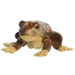 Realistic Stuffed American Bullfrog 11 Inch Miyoni Plush by Aurora