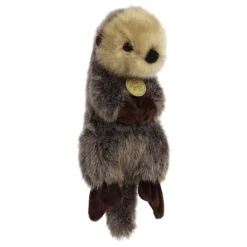 Realistic Stuffed Baby Sea Otter 9.5 Inch Miyoni Plush by Aurora