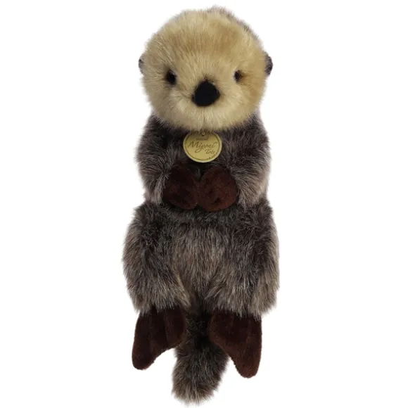 Realistic Stuffed Baby Sea Otter 9.5 Inch Miyoni Plush by Aurora