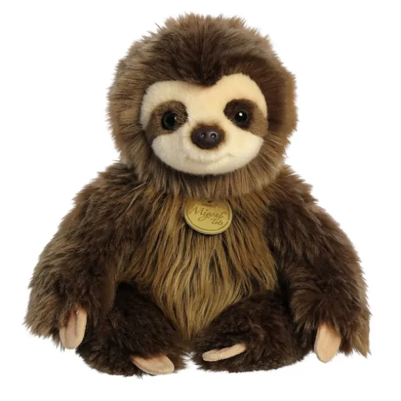 Realistic Stuffed Baby Sloth 8.5 Inch Miyoni Plush by Aurora