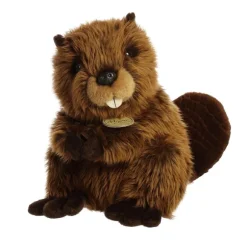Realistic Stuffed Beaver 9 Inch Miyoni Plush by Aurora
