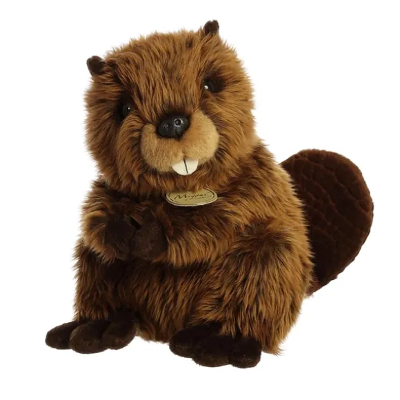 Realistic Stuffed Beaver 9 Inch Miyoni Plush by Aurora