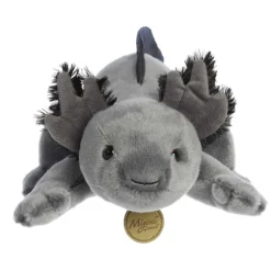 Realistic Stuffed Black Axolotl 14 Inch Miyoni Plush by Aurora