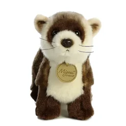 Realistic Stuffed Black-Footed Ferret 9 Inch Miyoni Plush by Aurora