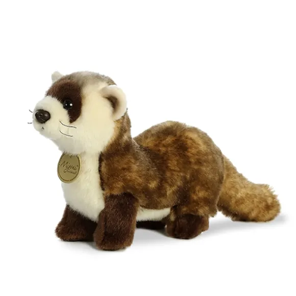 Realistic Stuffed Black-Footed Ferret 9 Inch Miyoni Plush by Aurora