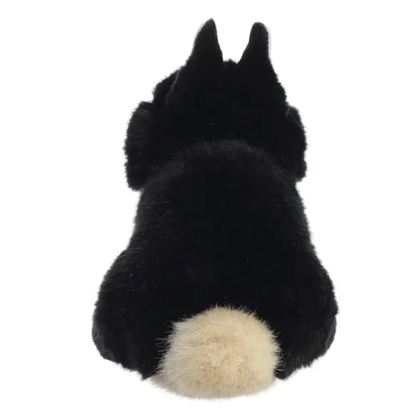 Realistic Stuffed Black Netherland Dwarf Bunny Miyoni Plush by Aurora