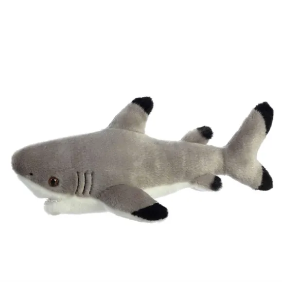Realistic Stuffed Blacktip Shark 12.5 Inch Miyoni Plush by Aurora