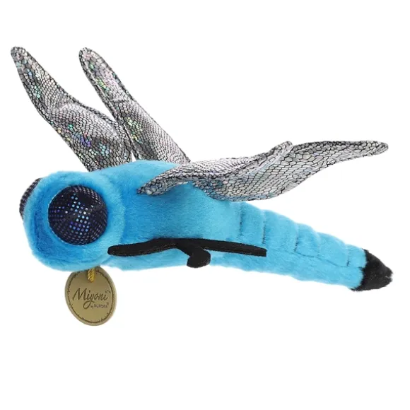 Realistic Stuffed Blue Dasher Dragonfly 10.5 Inch Miyoni Plush by Aurora