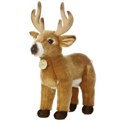 Realistic Stuffed Buck Deer 15 Inch Plush Animal by Aurora