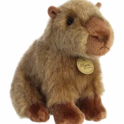 Realistic Stuffed Capybara 9 Inch Miyoni Plush by Aurora