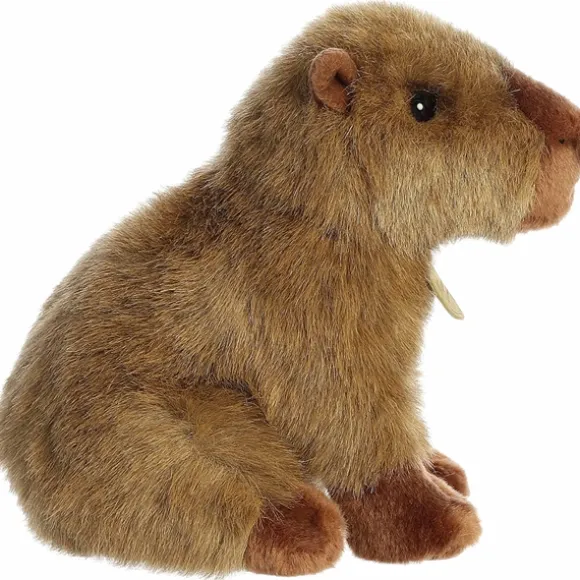 Realistic Stuffed Capybara 9 Inch Miyoni Plush by Aurora