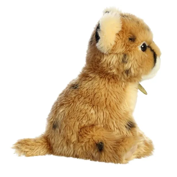 Realistic Stuffed Cheetah Cub 9 Inch Miyoni Plush by Aurora