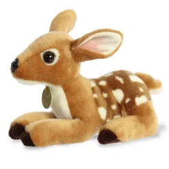 Realistic Stuffed Deer Fawn 9 Inch Miyoni Plush by Aurora