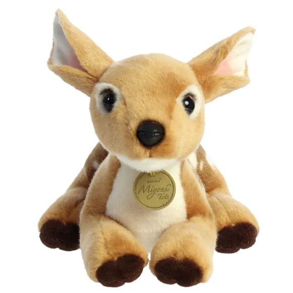 Realistic Stuffed Deer Fawn 9 Inch Miyoni Plush by Aurora