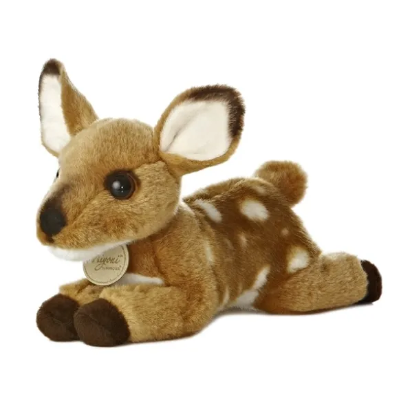 Realistic Stuffed Deer Fawn 8 Inch Plush Animal by Aurora