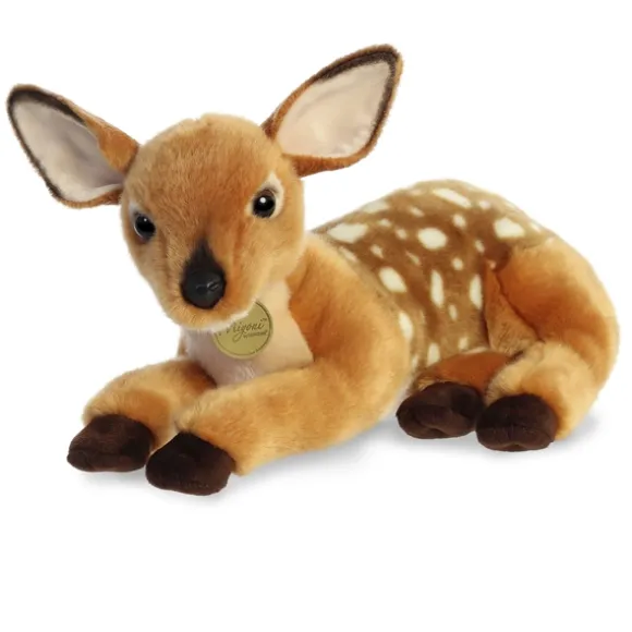 Realistic Stuffed Deer 15 Inch Miyoni Plush by Aurora