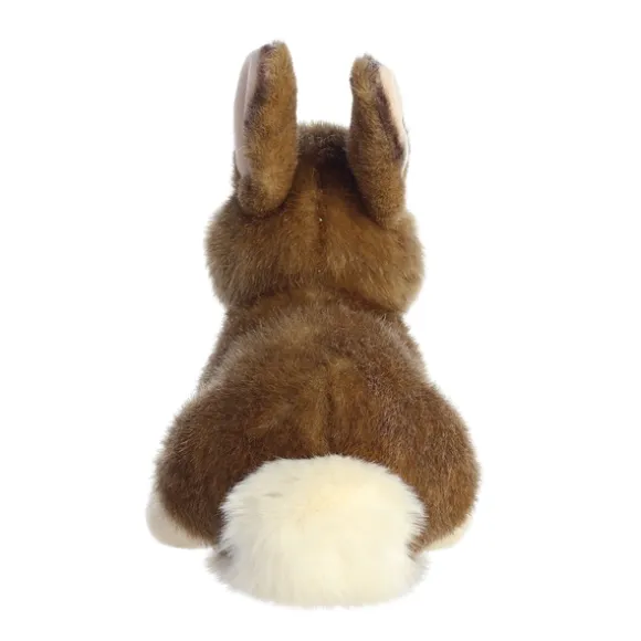 Realistic Stuffed Eastern Cottontail Rabbit Miyoni Plush by Aurora