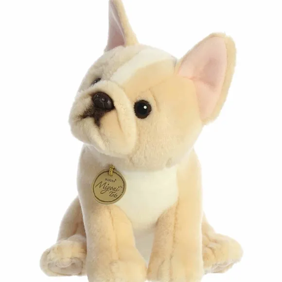 Realistic Stuffed French Bulldog Puppy 9 Inch Miyoni Plush by Aurora