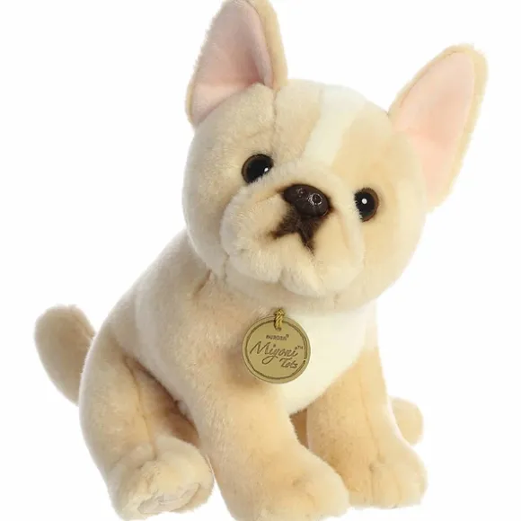 Realistic Stuffed French Bulldog Puppy 9 Inch Miyoni Plush by Aurora