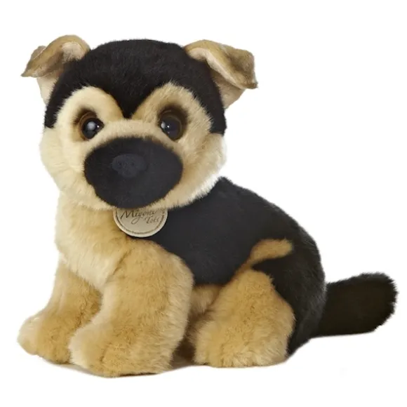Realistic Stuffed German Shepherd Puppy 10 Inch Plush Dog by Aurora