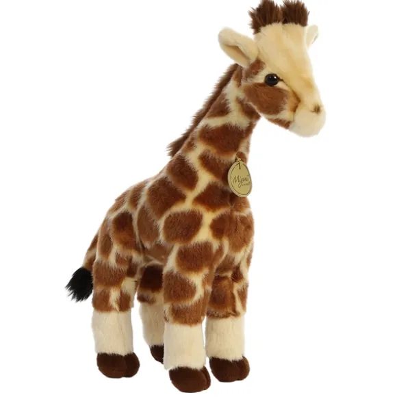 Realistic Stuffed Giraffe 12 Inch Miyoni Plush by Aurora