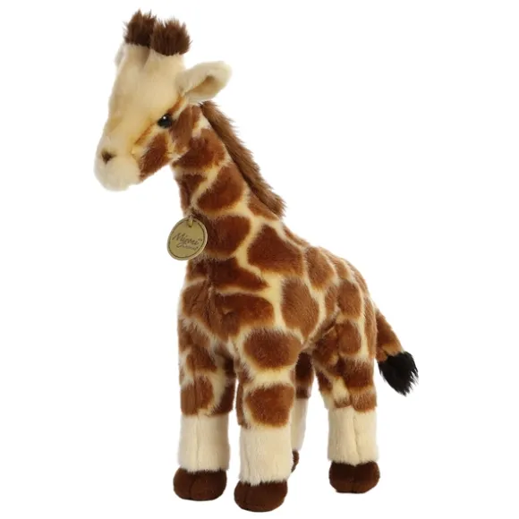 Realistic Stuffed Giraffe 12 Inch Miyoni Plush by Aurora