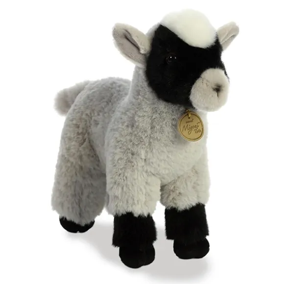 Realistic Stuffed Goat Kid 10 Inch Miyoni Plush by Aurora