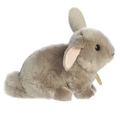 Realistic Stuffed Gray Rabbit Playful Ears Miyoni Plush by Aurora