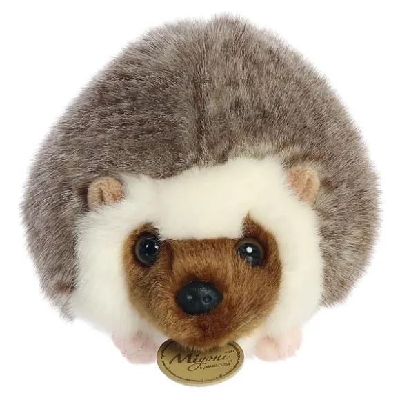 Realistic Stuffed Hedgehog 6.5 Inch Miyoni Plush by Aurora