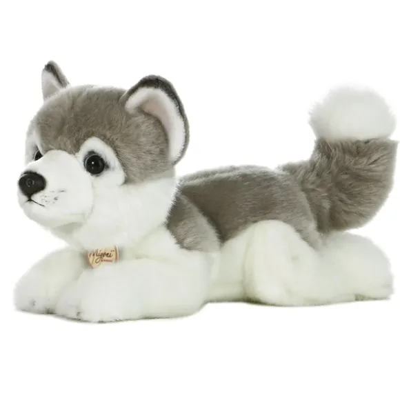 Realistic Stuffed Husky 11 Inch Plush Dog by Aurora