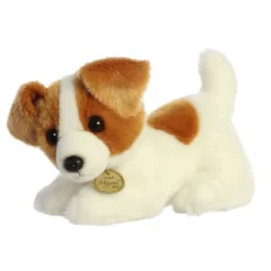 Realistic Stuffed Jack Russell Terrier Puppy Miyoni Plush by Aurora