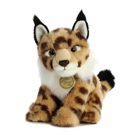 Realistic Stuffed Lynx 9 Inch Miyoni Plush by Aurora