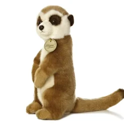 Realistic Stuffed Meerkat 10 Inch Plush Animal by Aurora