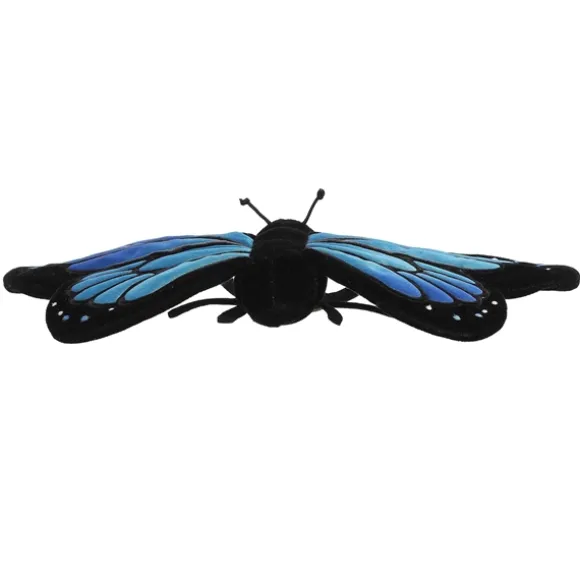 Realistic Stuffed Morpho Butterfly 13 Inch Miyoni Plush by Aurora