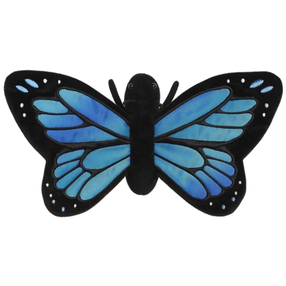 Realistic Stuffed Morpho Butterfly 13 Inch Miyoni Plush by Aurora