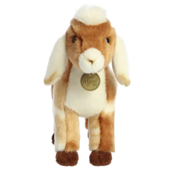 Realistic Stuffed Nubian Goat Kid 11 Inch Miyoni Plush by Aurora