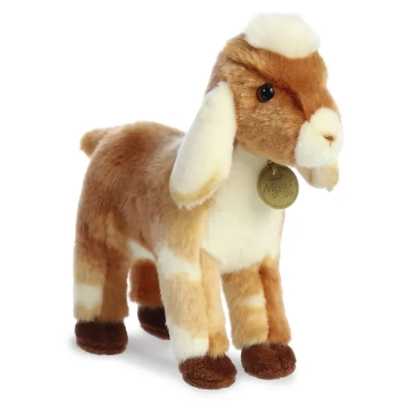 Realistic Stuffed Nubian Goat Kid 11 Inch Miyoni Plush by Aurora