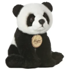 Realistic Stuffed Panda Bear 5 Inch Plush by Aurora