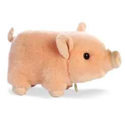 Realistic Stuffed Pink Potbellied Pig 10 Inch Miyoni Plush by Aurora