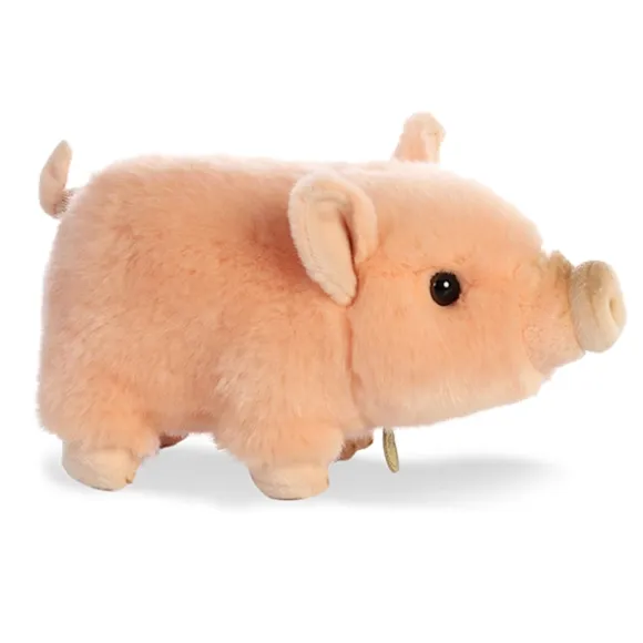 Realistic Stuffed Pink Potbellied Pig 10 Inch Miyoni Plush by Aurora