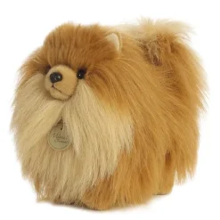 Realistic Stuffed Pomeranian 9 Inch Plush Dog by Aurora