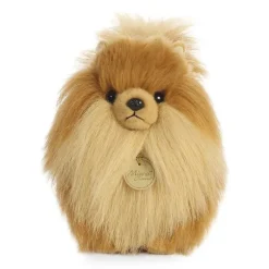 Realistic Stuffed Pomeranian 9 Inch Plush Dog by Aurora