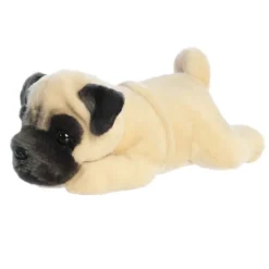 Realistic Stuffed Pug 11 Inch Miyoni Plush by Aurora