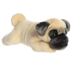 Realistic Stuffed Pug 11 Inch Miyoni Plush by Aurora