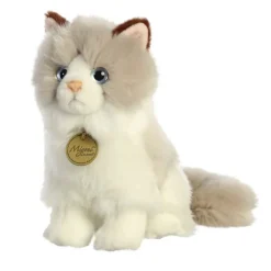 Realistic Stuffed Ragdoll Cat 9 Inch Miyoni Plush by Aurora
